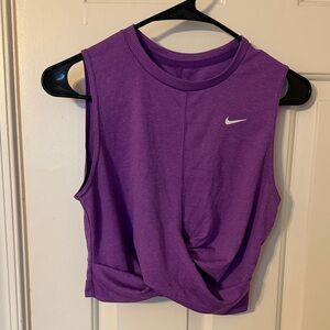 Nike Women's Purple Crop Top